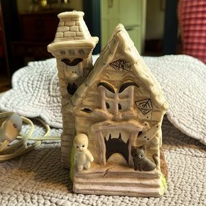 Casper Lighted Ceramic House